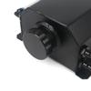 Universal 1L/2L Aluminum Oil Catch Can Reservoir Tank Engine Coolant Radiator Overflow Oil Fuel Tank With Drain Plug Breather