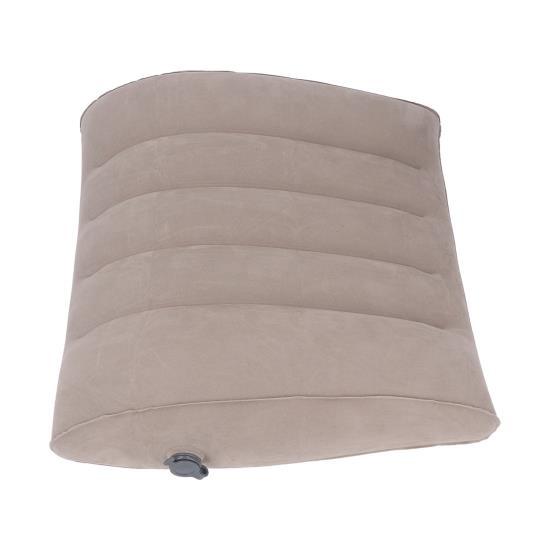 Inflatable Lumbar Pillow Portable Inflatable Lumbar Support Pillow for Car Office Travel Gray 