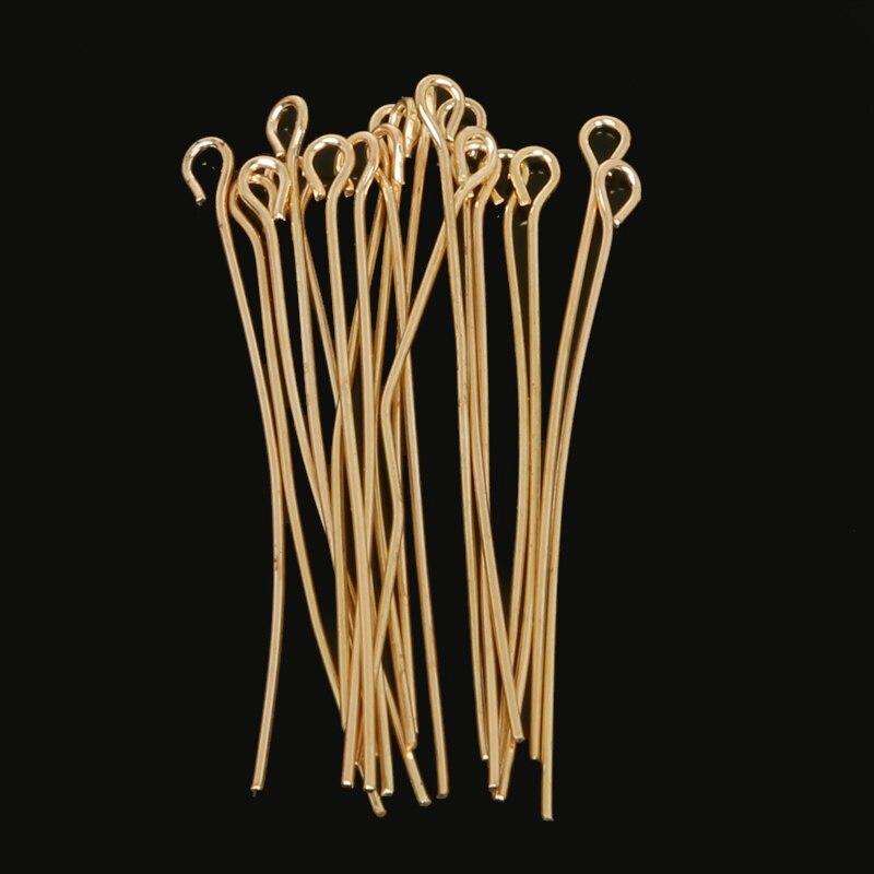 Eye Pins Findings Rose Gold 16/20/24/30/38/45/55MM ,Jewelry Making