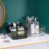 3/2Pcs Multi-Purpose Plastic Organizer Green Rectangular Storage Box with Handle for Bathroom Makeup Pet Kitchen Pantry
