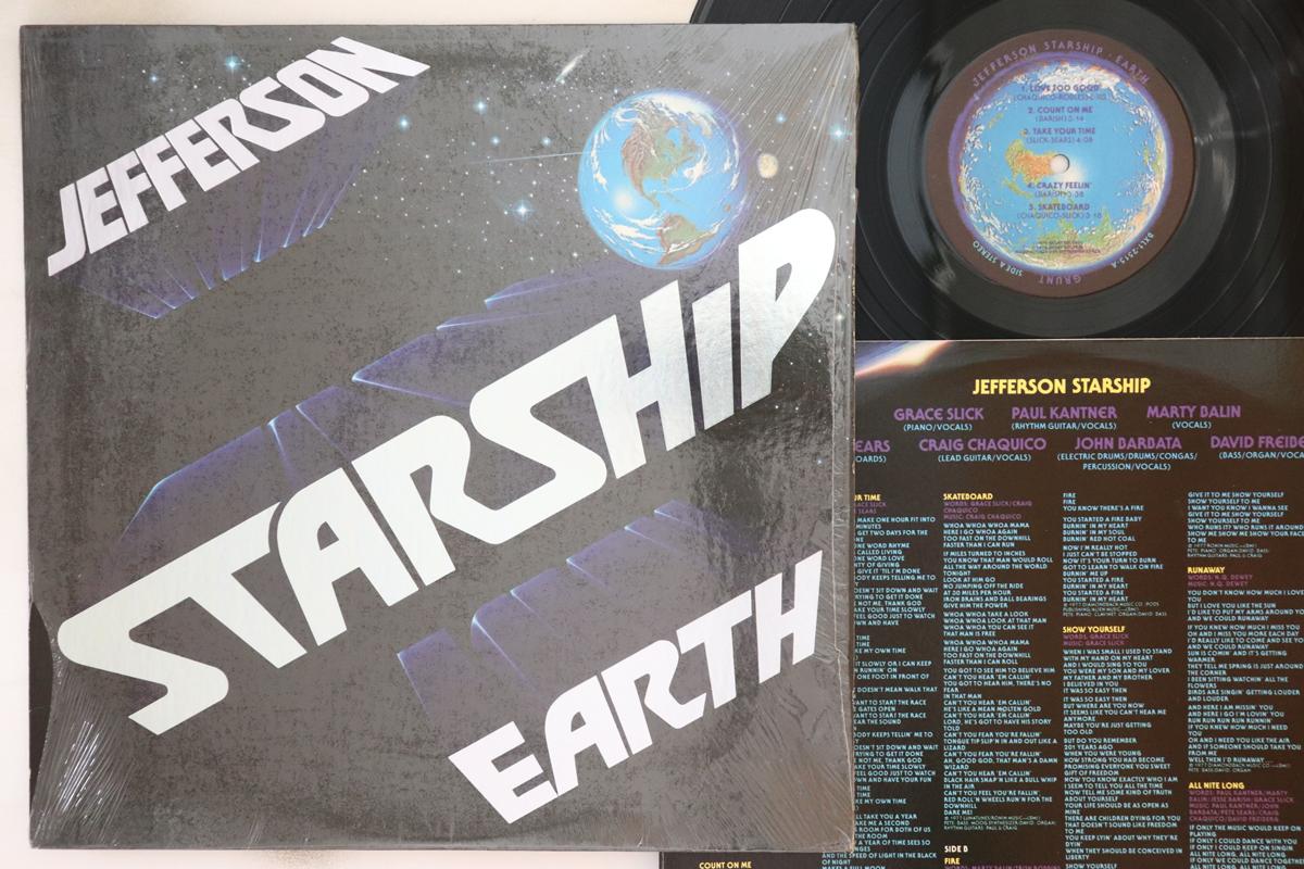

LP Record JEFFERSON STARSHIP - Earth DXL12515 RCA Victor 1987 Japan Rock Used