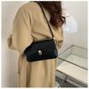 Autumn and winter women's bags fashion niche single shoulder armpit bags irregular lock texture popular women's bags