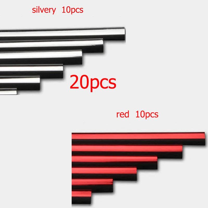 10/20Pcs Car Air Conditioner Outlet Decorative U Shape Moulding Trim Decor Strips Car Styling Car Door Edge Corner Protector