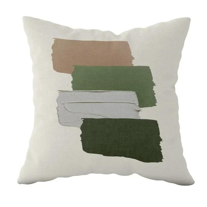 Home Decor Geometric & Floral Patterned Decorative Cushions Pattern Cushion Cover Suitable for Sofa Bedroom Car Pillow Cover