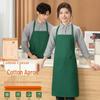 Customizable Cotton Waist Apron for Food Service and Supermarkets – Print or Embroider Logo