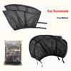 Car Side Window Sunshade UV Protect Shield Mesh Prevent Mosquito Front  Rear Window Sunshine Privacy Protection Foldable Curtain