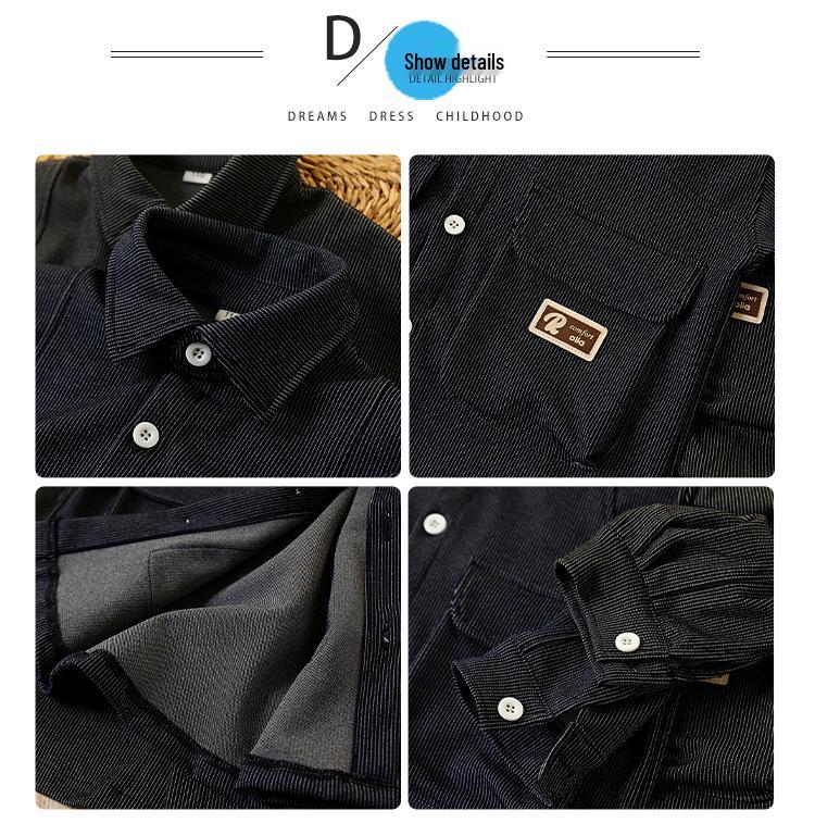 Boys' Stylish Long-Sleeve Turn-Down Collar Shirt - 2025 Spring/Autumn Collection