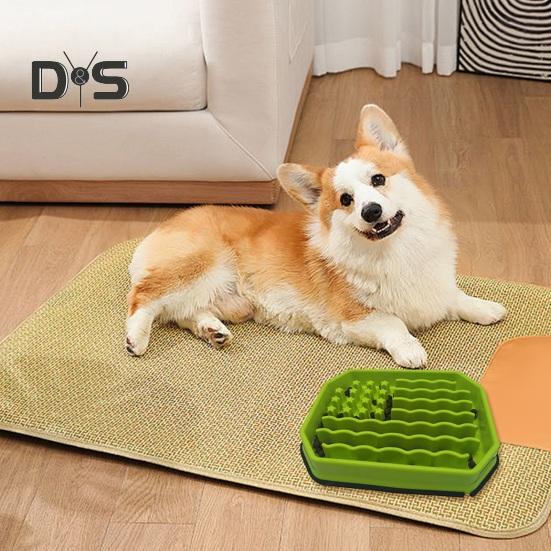 Slow Feeder Dog Bowl Non Slip Dog Slow Feeding Bowl Pet Puzzle Feeder Prevent Choking Dog Bowl for Small Medium Breed