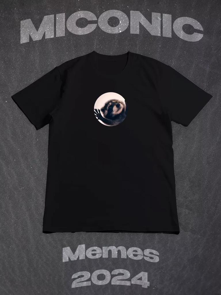 Y2K anime-tryckt T-shirt