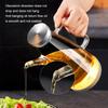 Heat-resistant Capacity Syrup With Steel Lid And Cap Oil Bottle Glass Easy-to-Clean Olive Oil Bottle Cooking Bottle