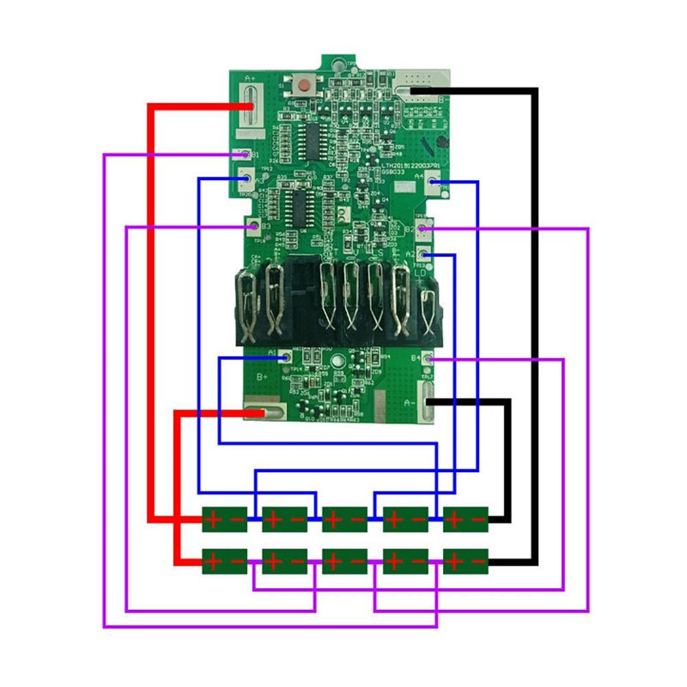 BSL36A18 PCB Circuit Board For Hitachi HIKOKI 36V 18V MultiVolt Li-Ion Battery