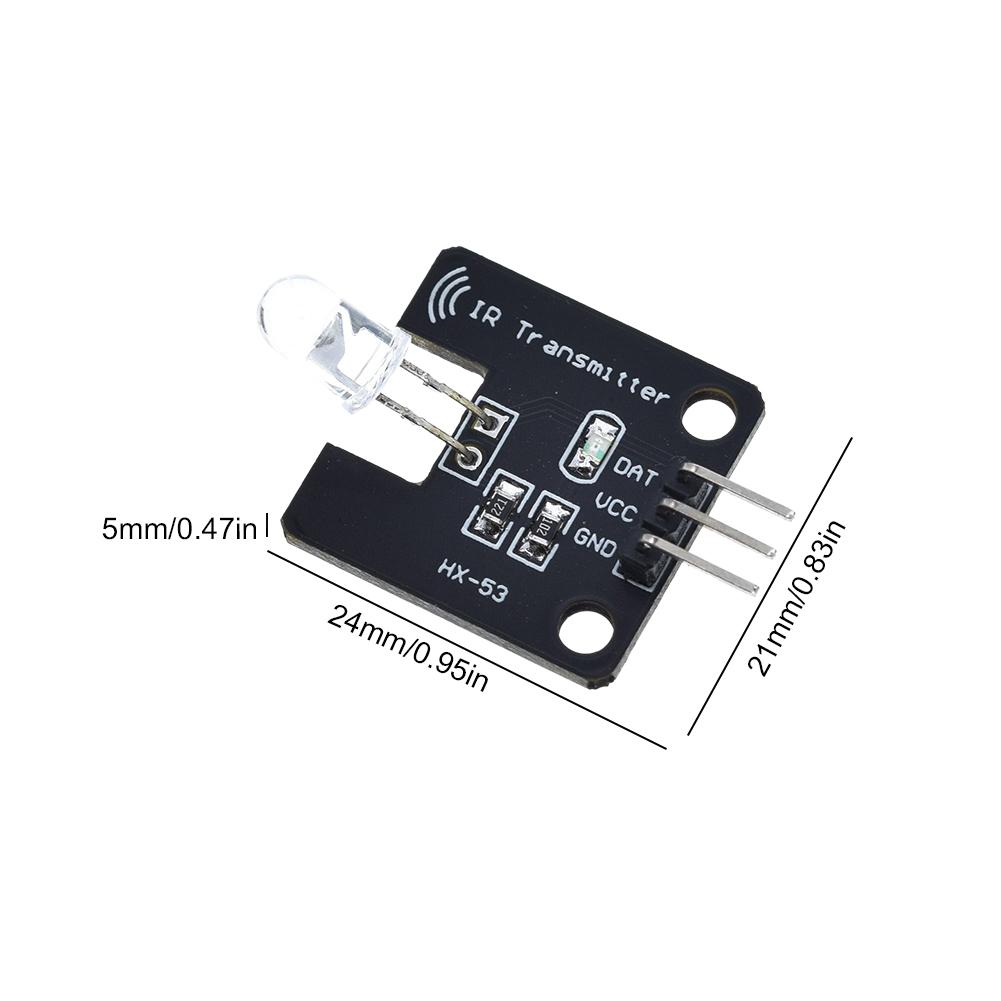 Digital 38khz IR Transmitter and Receiver Sensor Kit 5V IR Transceiver Module for Arduino Electronic Building Block