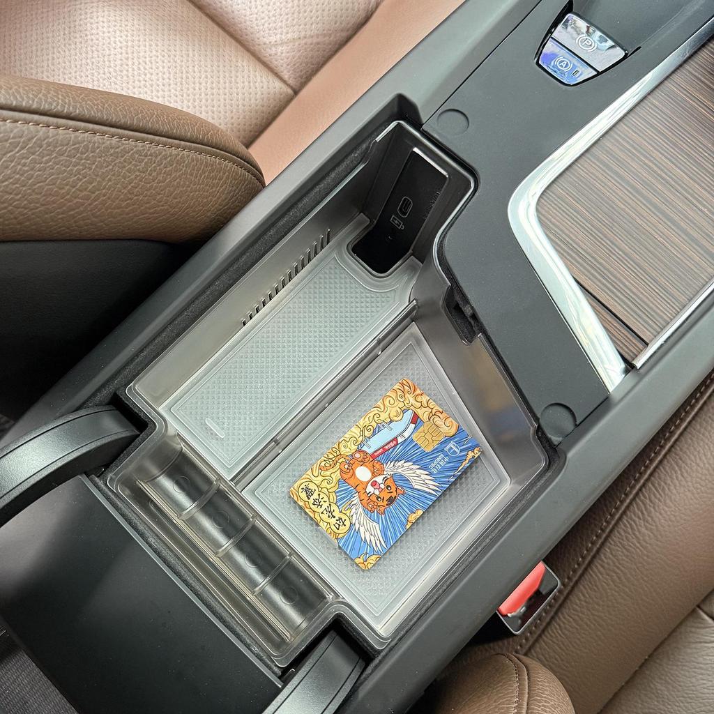 Kompatibel förvaringslåda för Volvo XC60, S90, XC90, S60, V90 mittkonsol armstöd