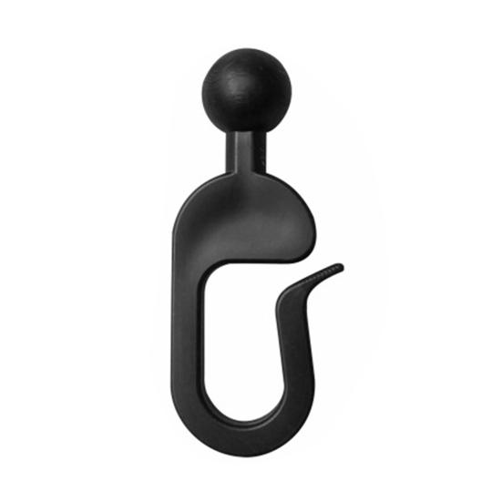 50Pcs Plastic Curtain Hooks Smooth Sliding Rustproof Easy Installation Mosquito Netting Curtain Rings Multi-Functional Hooks