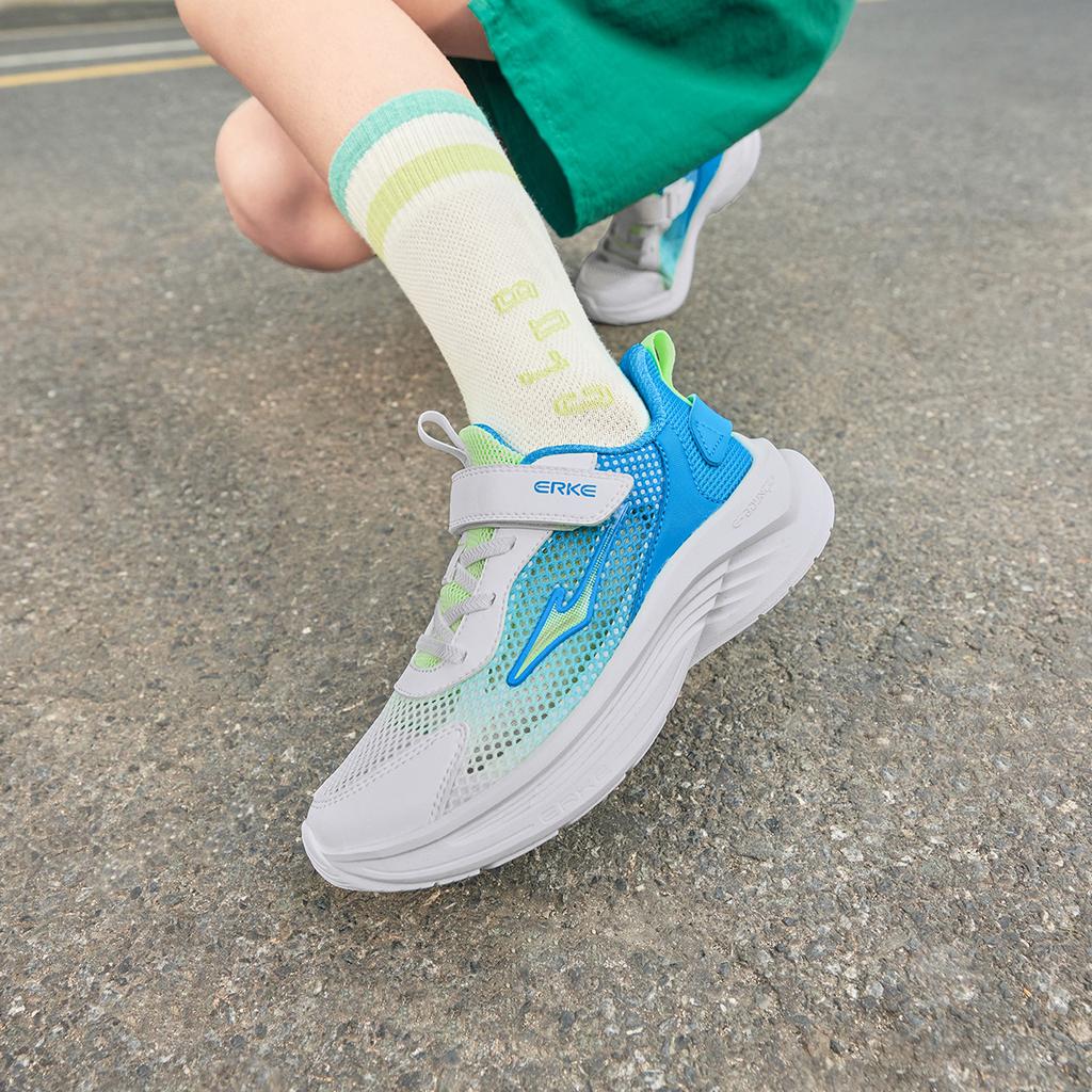 Hongxing Erke Childrens Mingao 2 Synthetic Leather Fabric Summer Large Mesh Comfortable Physical Test Low-Top Running Shoes 65125203060-012
