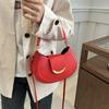 Niche Design Bag Women's  New Women's Bag Solid Color Fashion Casual Messenger Bag Simple Shoulder Armpit Bag Tide