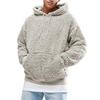 Herren-Fleece-Kapuzenpullover mit warmem Plüschfutter