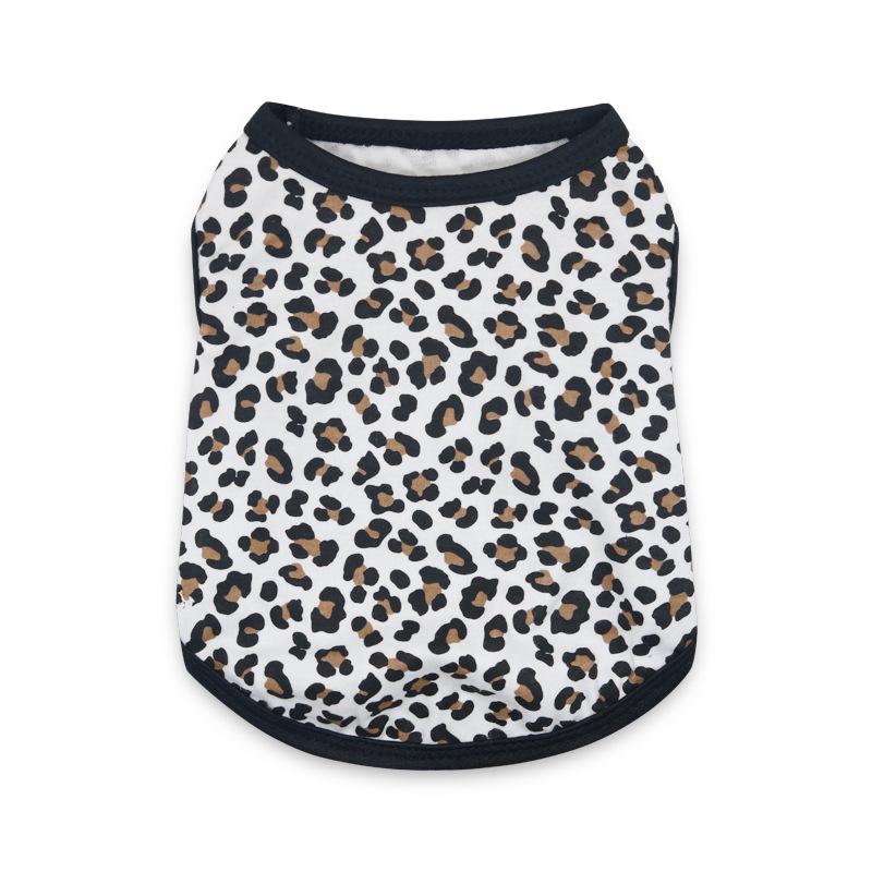 Leopard Print Vest for Small Dogs & Cats - Spring/Summer/Autumn Style
