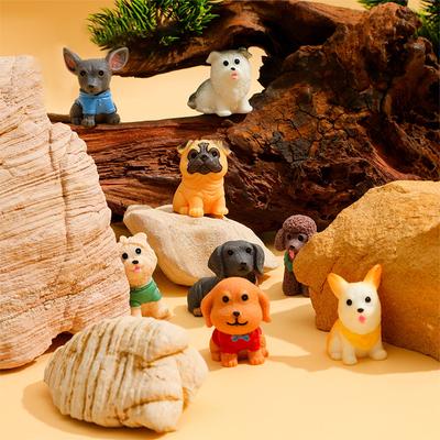 Cartoon Cute Simulation Animals Miniature Figurines Creative DIY Home Decoration Accessories Kawaii Desktop Decoration Gifts