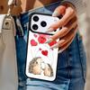 Hedgehog and Balloon Phone Case For iPhone 17 Air 14 15 13 12 Max Cover For Apple 14 15 16 16e 11 Pro Max Plus