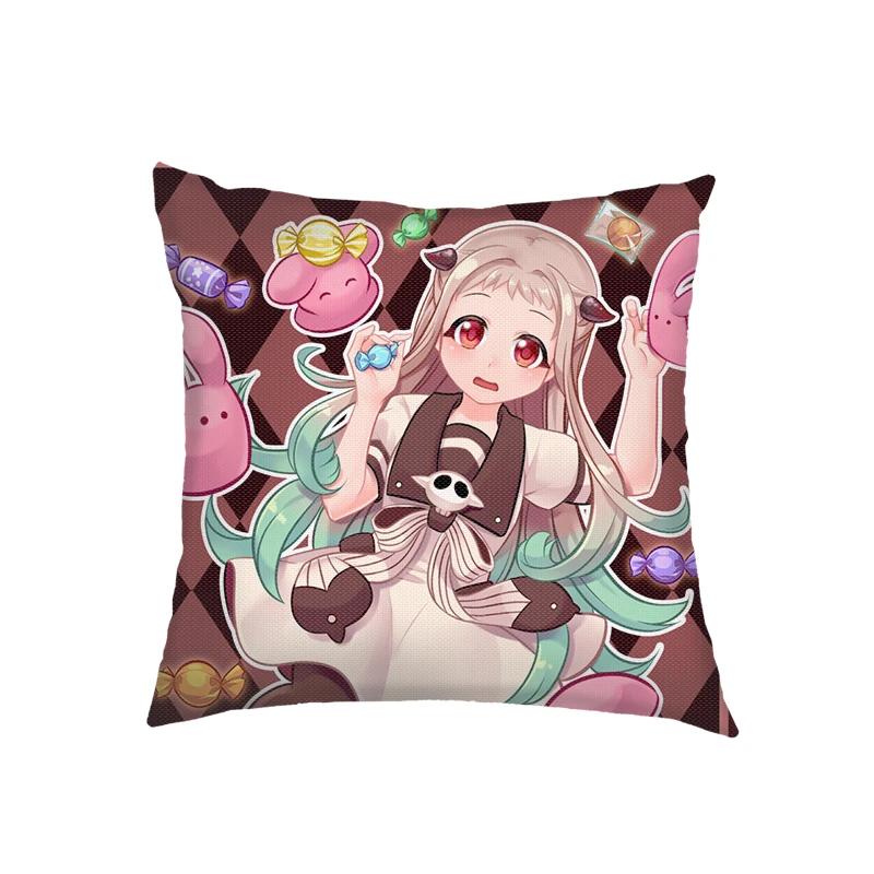 Toilet Bound Hanako Kun Druck Kissenbezug Houkago Shounen Hanako-kun Kissenbezug Sofa Heimdekor Cartoon Zierkissenbezüge