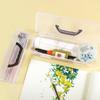 with Handle Painting Brush Case Plastic Calligraphy Toolbox  Stationery Storage