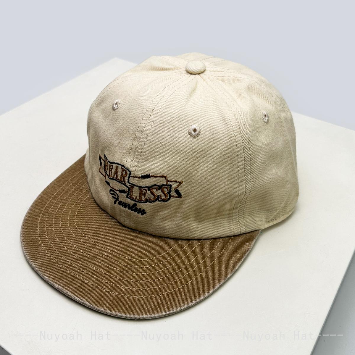 Yiran bag Nieuwe Heren Dames Kleurblok Letters Borduurwerk Baseballpetten Zonneklep Persoonlijk Veelzijdig Platte Klep Petten Ins Mode Straat 52-60cm