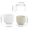 Round Gypsum Silicone Mold DIY Succulents Concrete Flower Pot Vase Cement Molds