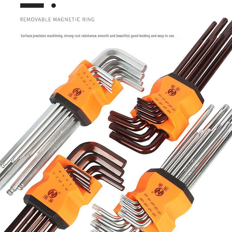 6-Point Torx and Metric Hex Wrench Set