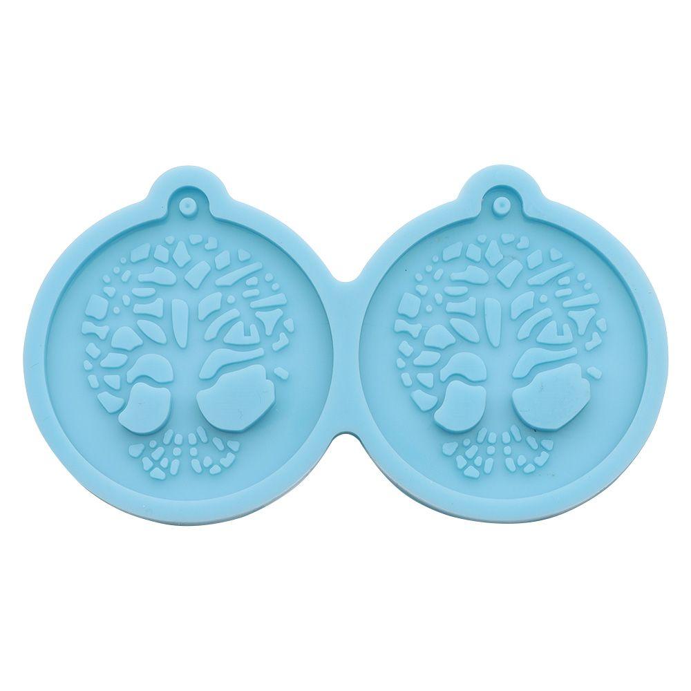 Necklace Casting Mould Silicone Earrings Mold Epoxy Resin Mold Ear Studs Keychain Pendant