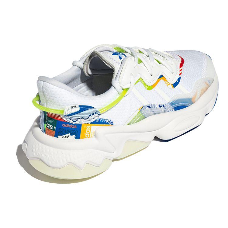 Adidas Originals Ozweego Synthetic Leather Retro Versatile Slip-Resistant Durable Lightweight Low-Top Lifestyle Casual Shoes Unisex Sneaker GX2714