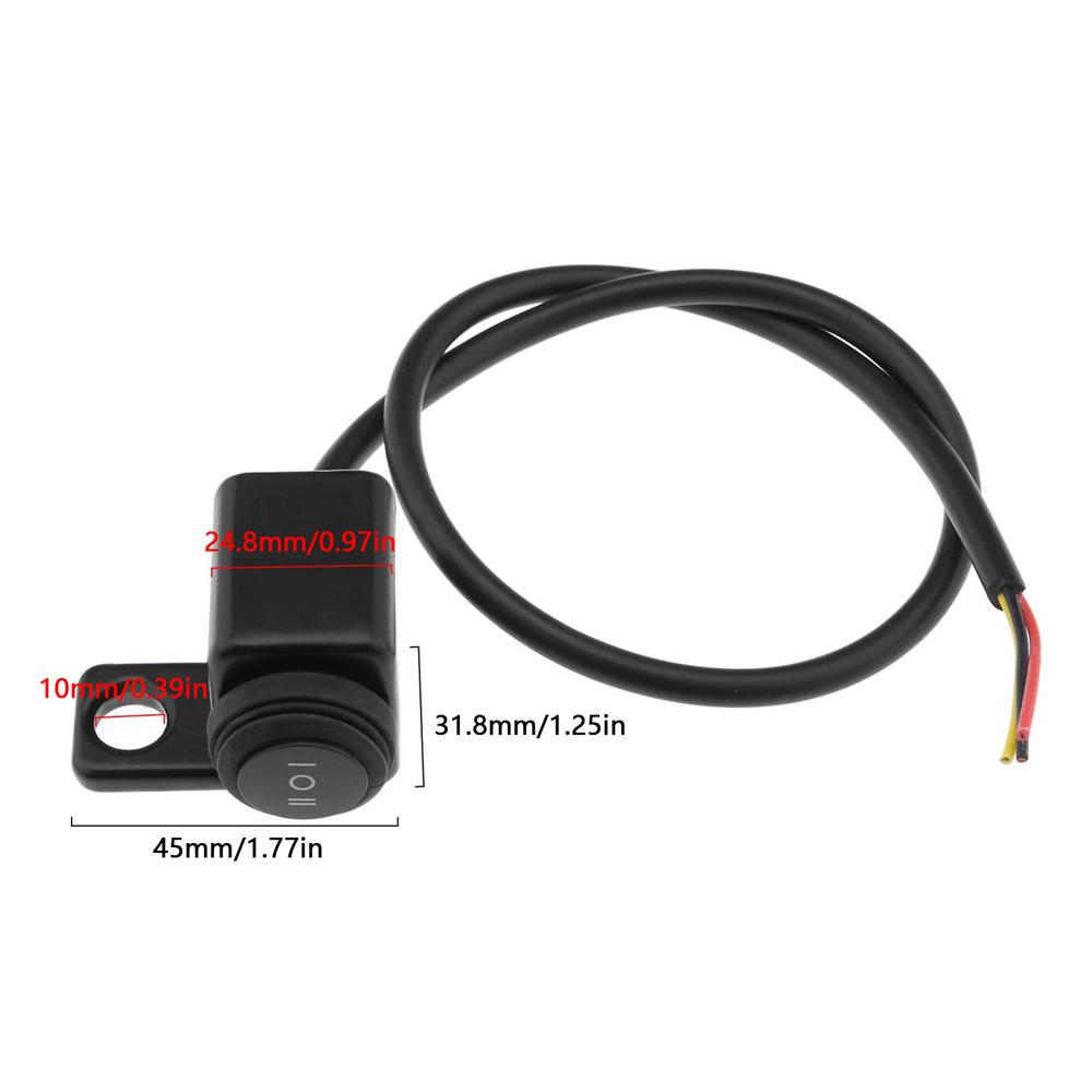 Motorcycle Handlebar Light Switch Headlight Switch For Dirtbike Motorcycle Accessories Dirt Bike For Motorbike Scooter