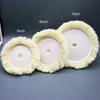 Hook & Loop Grip Wool Polishing Pad 7 Inch Polishing Machine Accessories  For Vehicle