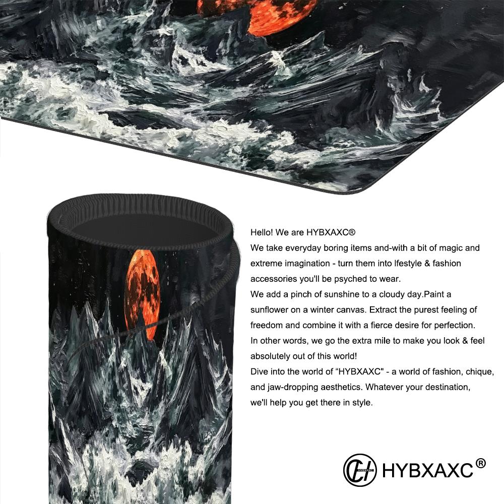 HYBXAXC Moon landscape Mouse Pad XXL Gamer Rubber Desk Mat Large Keyboard Pads Carpet Computer Table Accessories Long Desk Mats