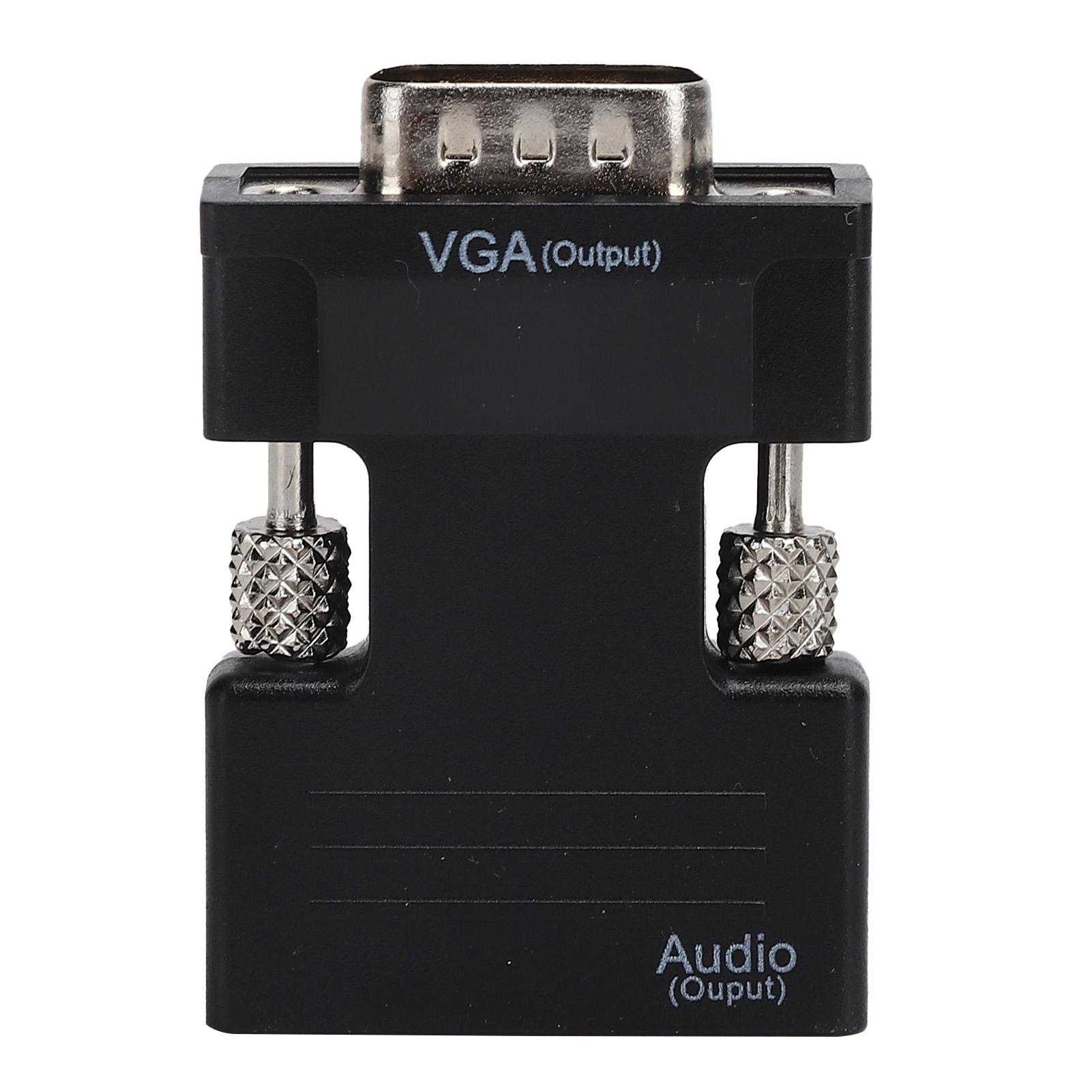 

Высококачественный мультимедийный интерфейс в VGA-конвертер, кабель-адаптер HD o, черный чёрный