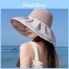 Womens Wide Brim Straw Sun Hat Outdoor Summer Protection Breathable Casual Beach Wear