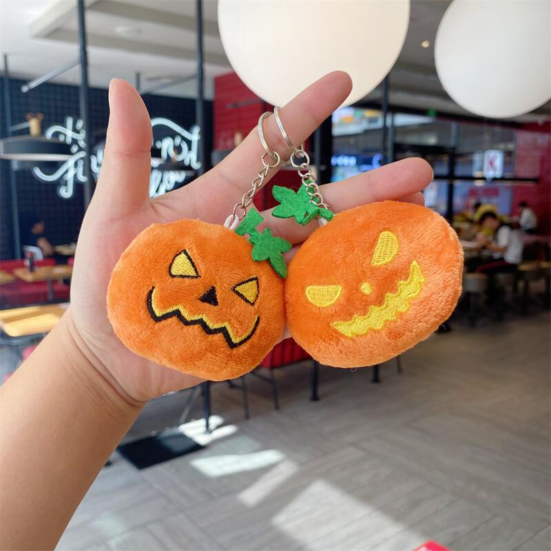 Kreativ Halloween Gresskar Plysj Anheng - 8cm Kosedyr til Klypemaskin