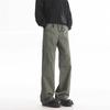 American retro lumberjack jeans men's autumn trendy brand design sense loose casual cleanfit straight pants