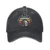 Vintage Garden Skull Light Baseball Cap for Unisex Women Denim Snapback Hat Dark Death Skeleton Outdoor Workouts Gift Hats Cap