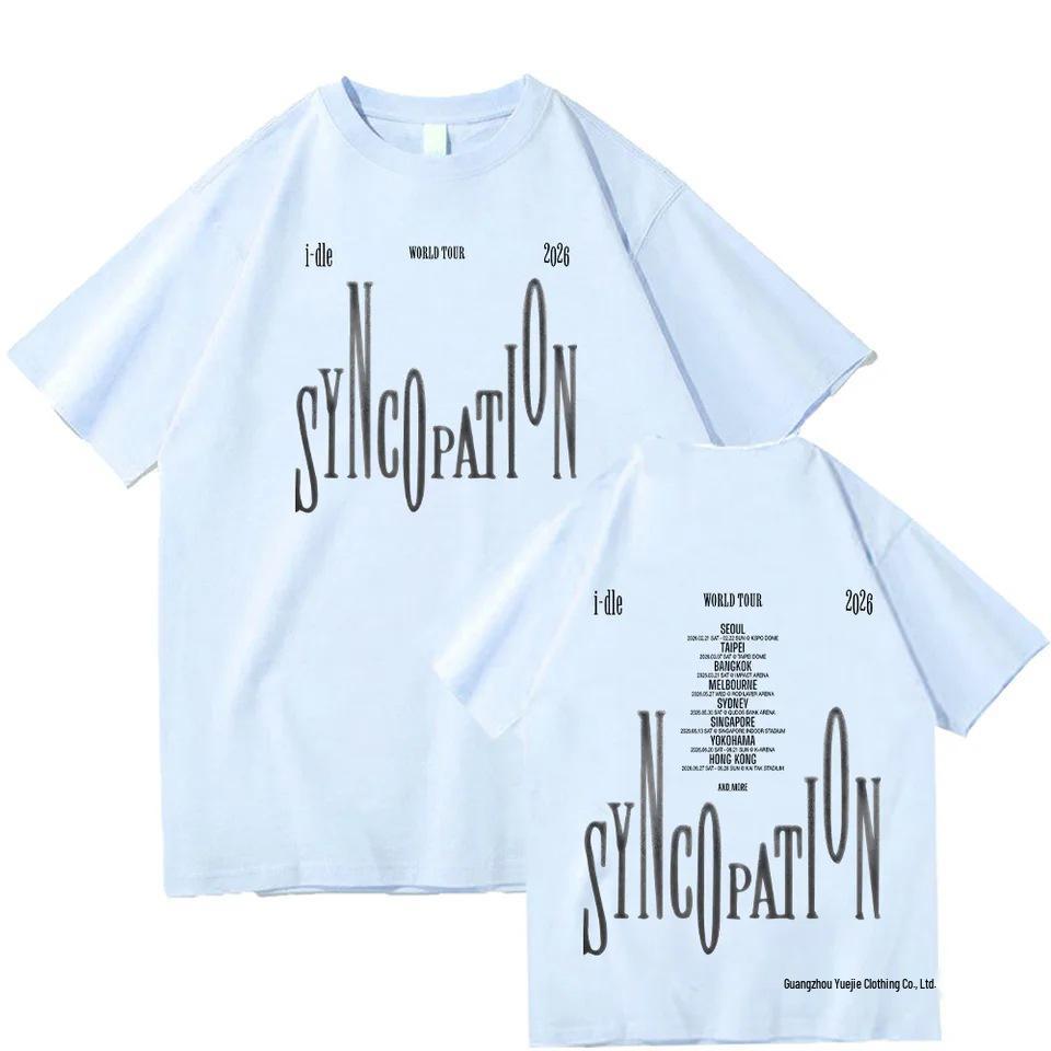 I-DLE Synation World Tour 2026 Kpop Tričko - Unisex Korejský Styl