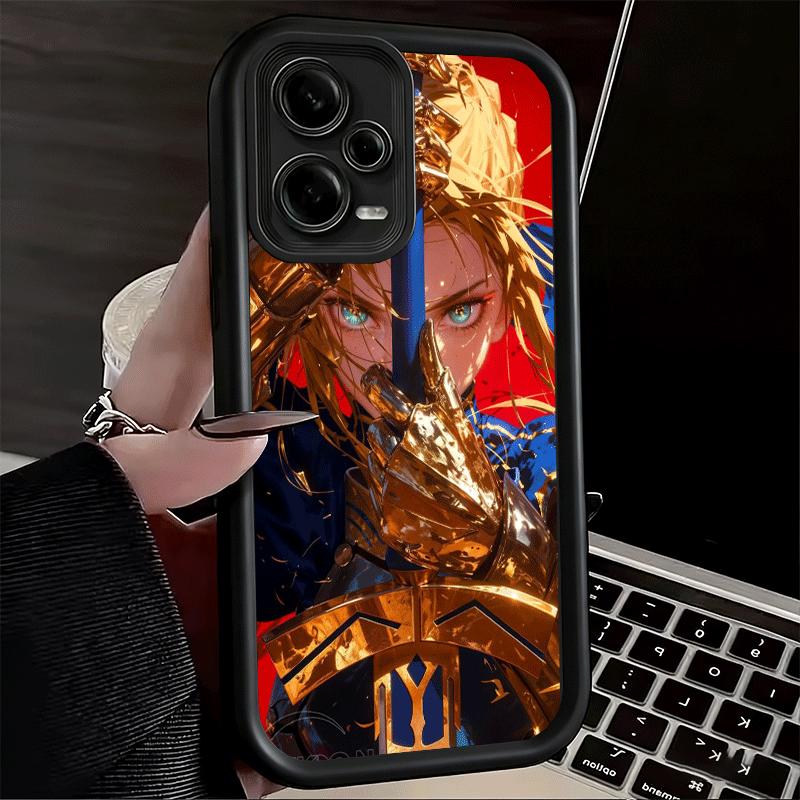 

Мягкий чехол для телефона Fate Zero Stay Night Saber для Xiaomi Redmi Note 15 14 13 12 11 Pro Plus 10S 11S 4G 11T 5G, силиконовый чехол Funda Redmi Note15ProPlus