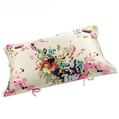 50x75cm Natural Mulberry Silk Pillow Towel Real Silk Protect Hair Skin Pillow Towel Bedding Pillow Cover for Home Travel