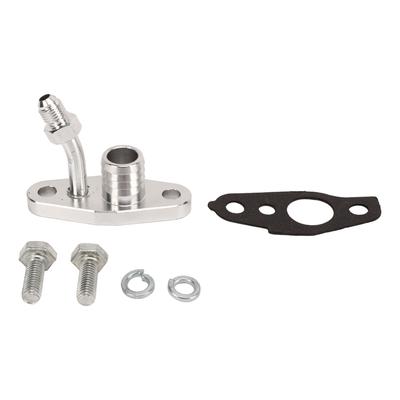 4AN Ölzufuhrverschraubung 10AN Rücklauf Ablass Flansch Kit Turbo Öl Rücklauf Zufuhr Ablass Fitting Dichtungssatz für CT9 CT12 CT20 CT26
