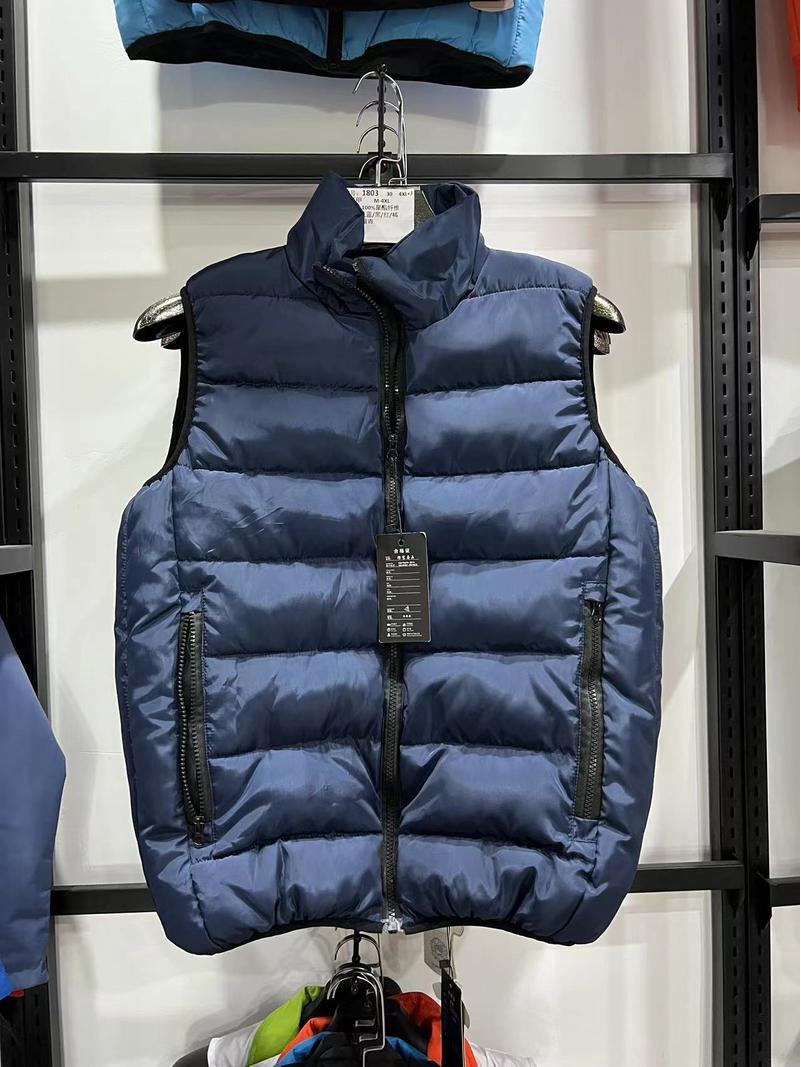 

Мужской утолщенный пуховый хлопковый жилет без рукавов - Осень/Зима Корейский стиль Large