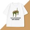 I Am Contaminated Funny Cat Meme T Shirt Women Tee Weirdcore Clothing Unhinged TShirt Casual Short Sleeve Tees Top Personality