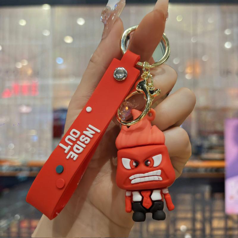 Cartoon Keychain Pendant, Wooden Stick Figure, Key Chain, Blind Box, Tide Play Pendant.