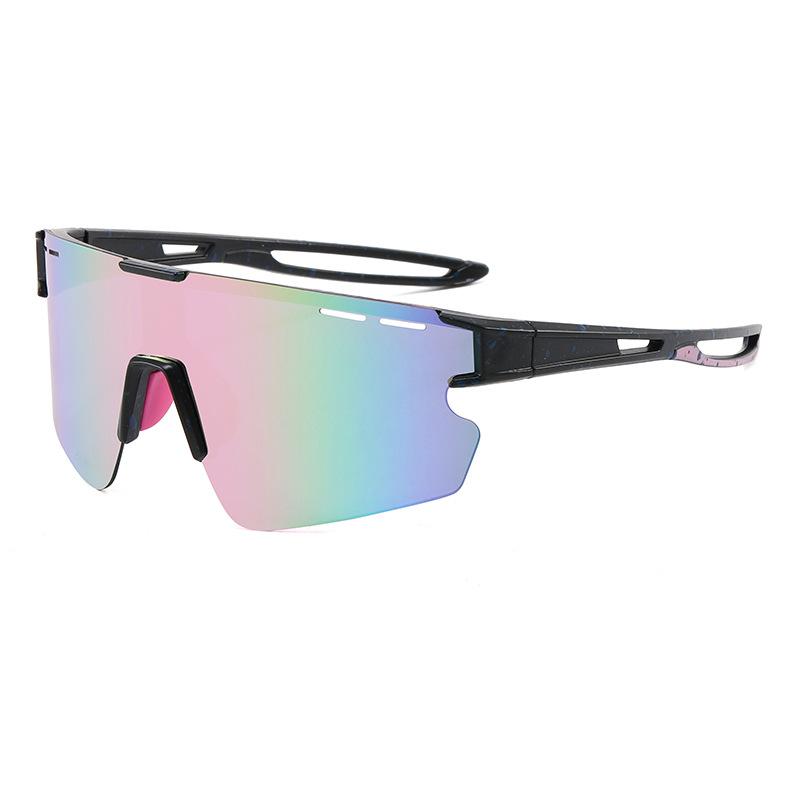 New Uv Proof Sports Glasses For Men And Women Bicycles And Cycling One-Piece Colorful And Fashionable Sunglasses 8299
