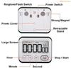 K1AE Count Up/Down Timer for Teacher Classroom Kid Home Table Timer Stopwatch Cooking Timer Kitchen Digital Timer