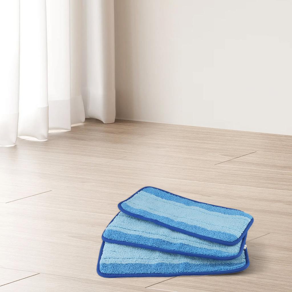 3/6 szt. Zmywalne nakładki do mopa z mikrofibry do drewnianej podłogi, wielokrotnego użytku, do Swiffer, do Wet Jet, zamienniki, część zamienna do robota sprzątającego