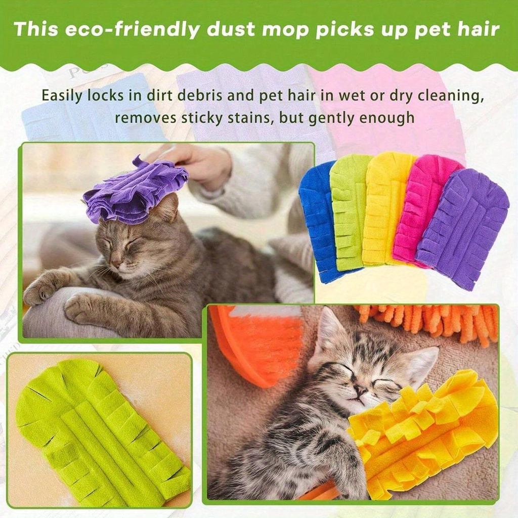 1pcs Reusable Dusting Pad Replacement, Washable Cleaning Duster Brush Suitable For Ceiling Fan, Hardwood Window, Kitchen Floor